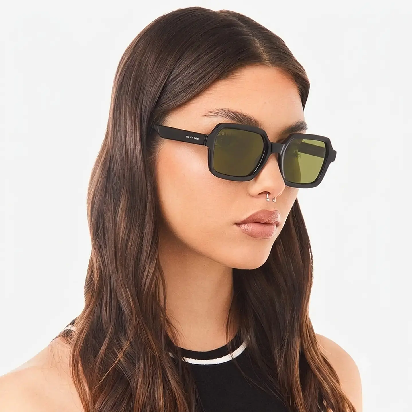 LENTES DE SOL HAWKERS MINIMAL MAX BLACK JUNIPER HMMX26BET0 UNISEX - TALLA 52MM - NEZMUN.PE - 2