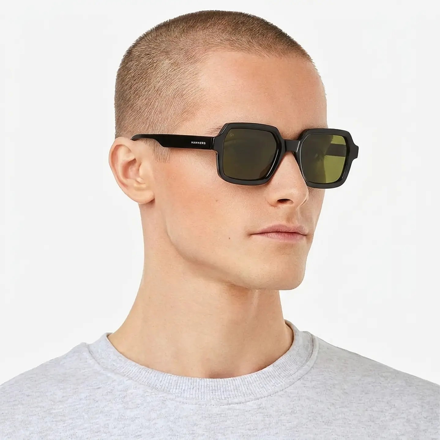 LENTES DE SOL HAWKERS MINIMAL MAX BLACK JUNIPER HMMX26BET0 UNISEX - TALLA 52MM - NEZMUN.PE - 3