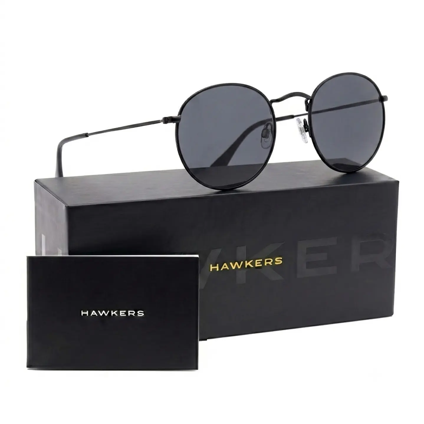 LENTES DE SOL POLARIZADO HAWKERS MOMA MIDTOWN BLACK GREY HMMI22BGMP - TALLA 49MM - NEZMUN.PE - 1