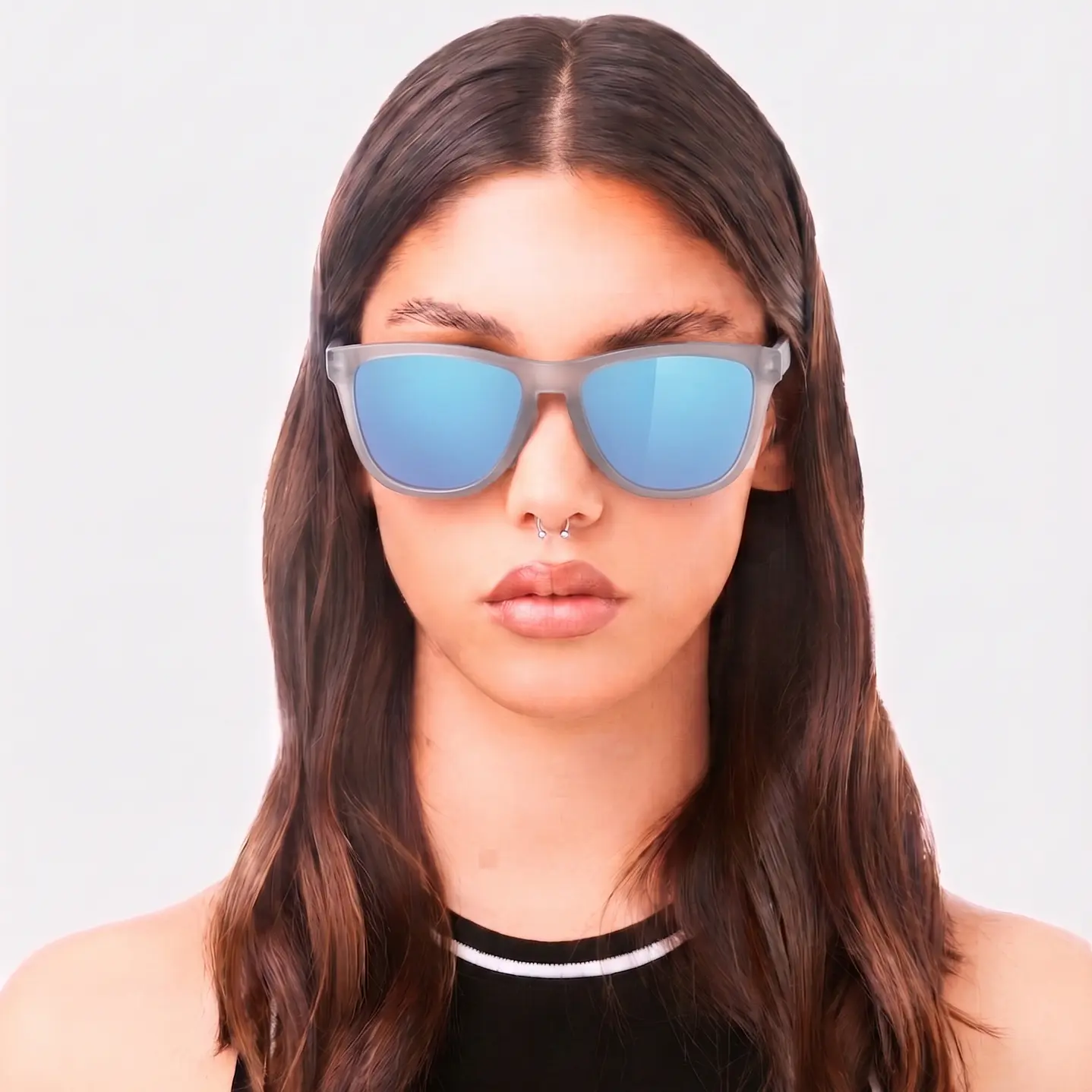 LENTES DE SOL HAWKERS ONE FROZEN GREY CLEAR BLUE 018TR26 - TALLA 54MM - NEZMUN.PE - 3
