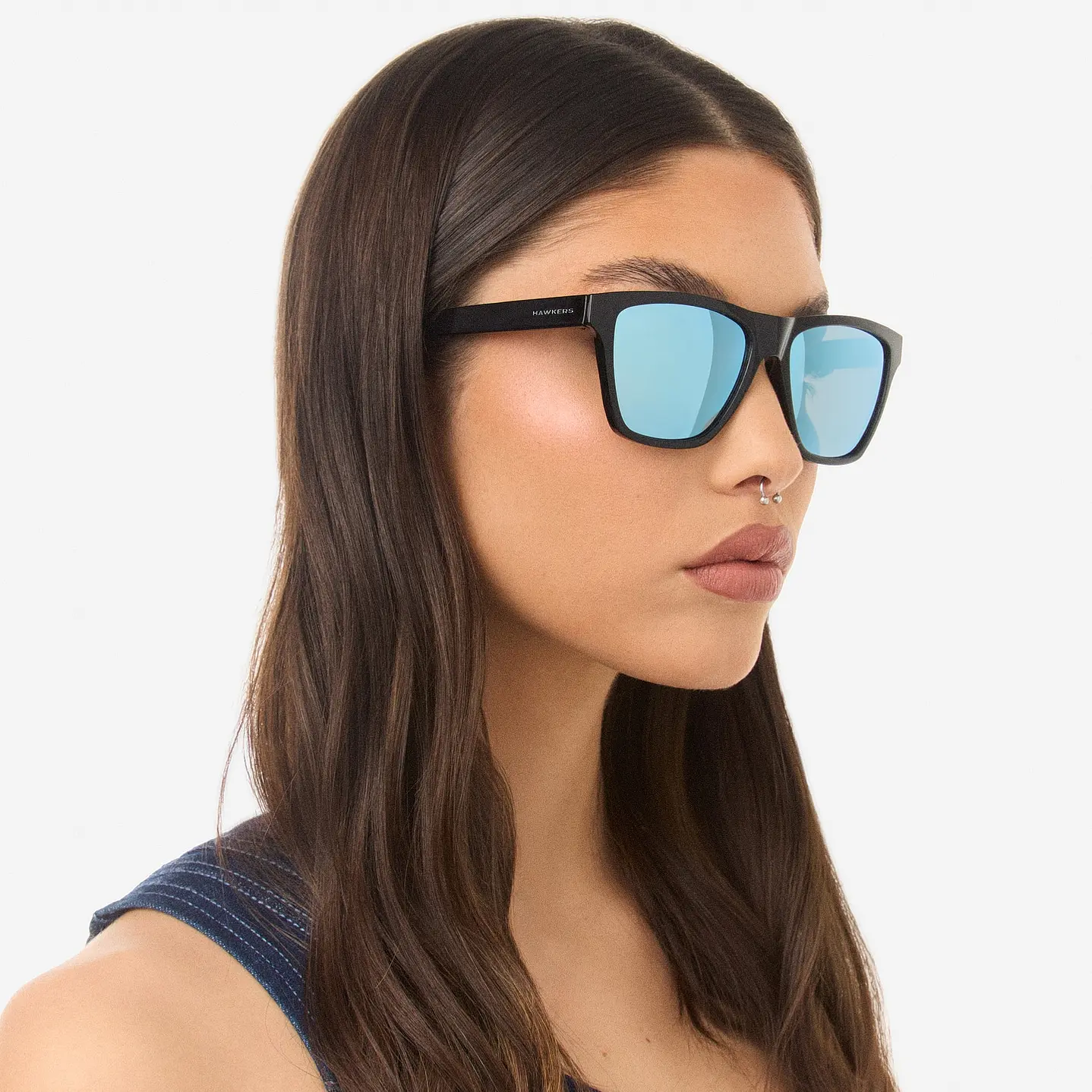 LENTES DE SOL POLARIZADO HAWKERS ONE LS RODEO HOLR22BLTP NEGRO - TALLA 53MM - NEZMUN.PE - 2