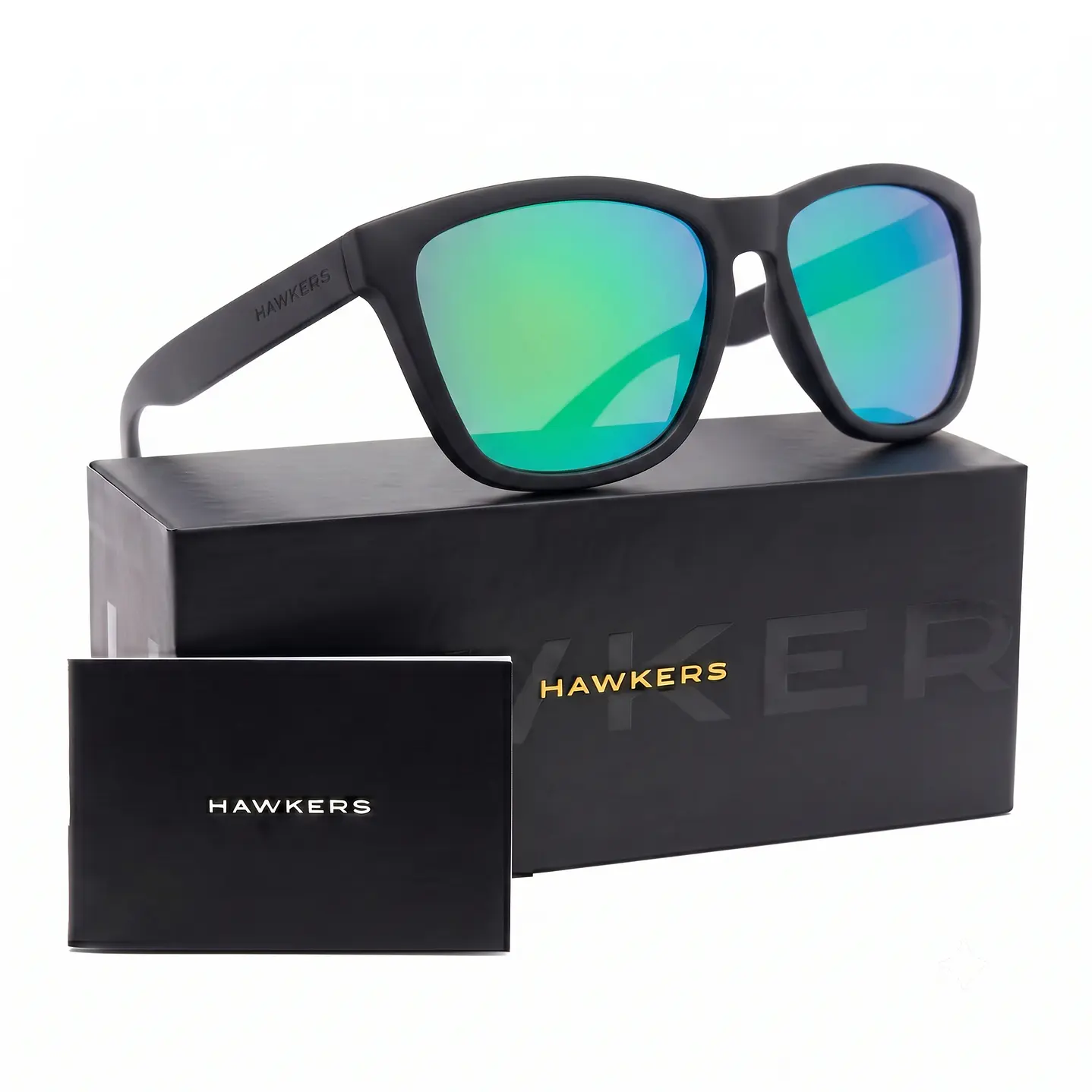 LENTES DE SOL POLARIZADO HAWKERS CORE RAW HCRA22BFTP VERDE - TALLA 56MM - NEZMUN.PE - 1