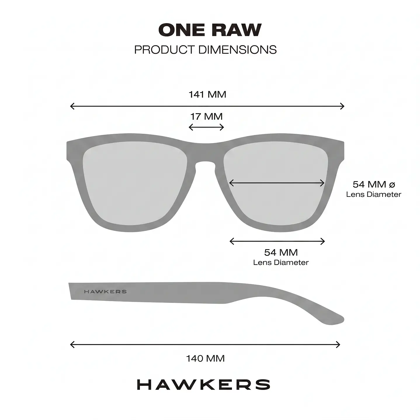 LENTES DE SOL POLARIZADO HAWKERS ONE RAW HONR22QLTP DIAMOND SKY - TALLA 54MM - NEZMUN.PE - 4
