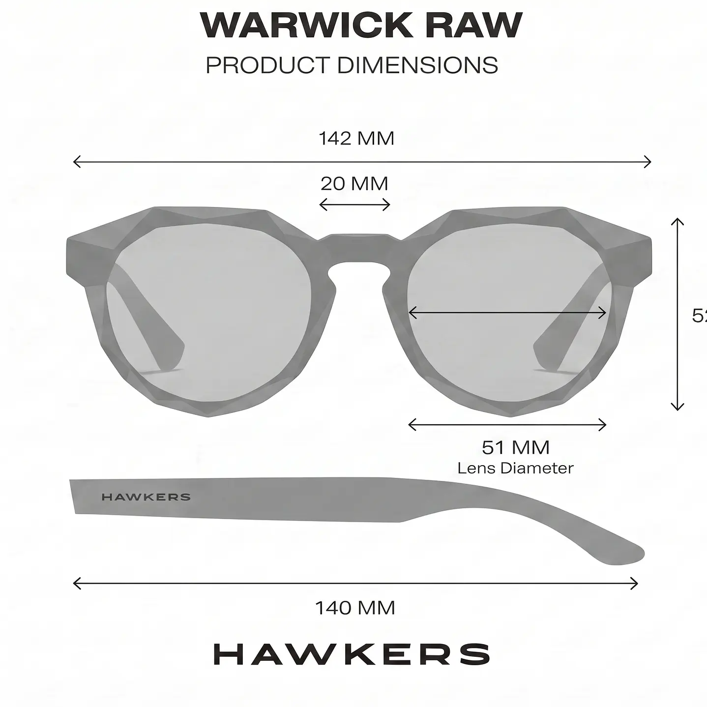 LENTES DE SOL POLARIZADO HAWKERS WARWICK RAW HWRA21BBTP - TALLA 51MM - NEZMUN.PE - 4
