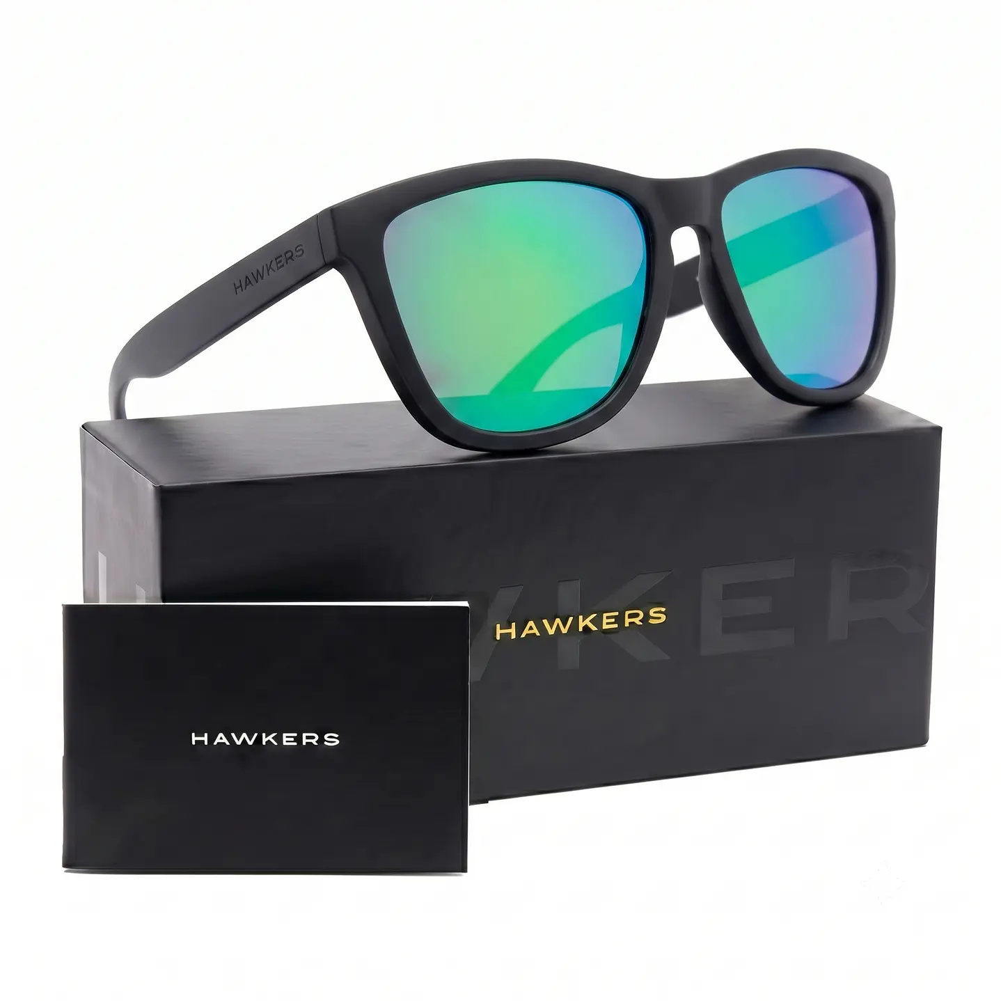 LENTES DE SOL POLARIZADO HAWKERS ONE RAW BLACK EMERALD HONR21BFTP - TALLA 54MM - NEZMUN.PE - 1