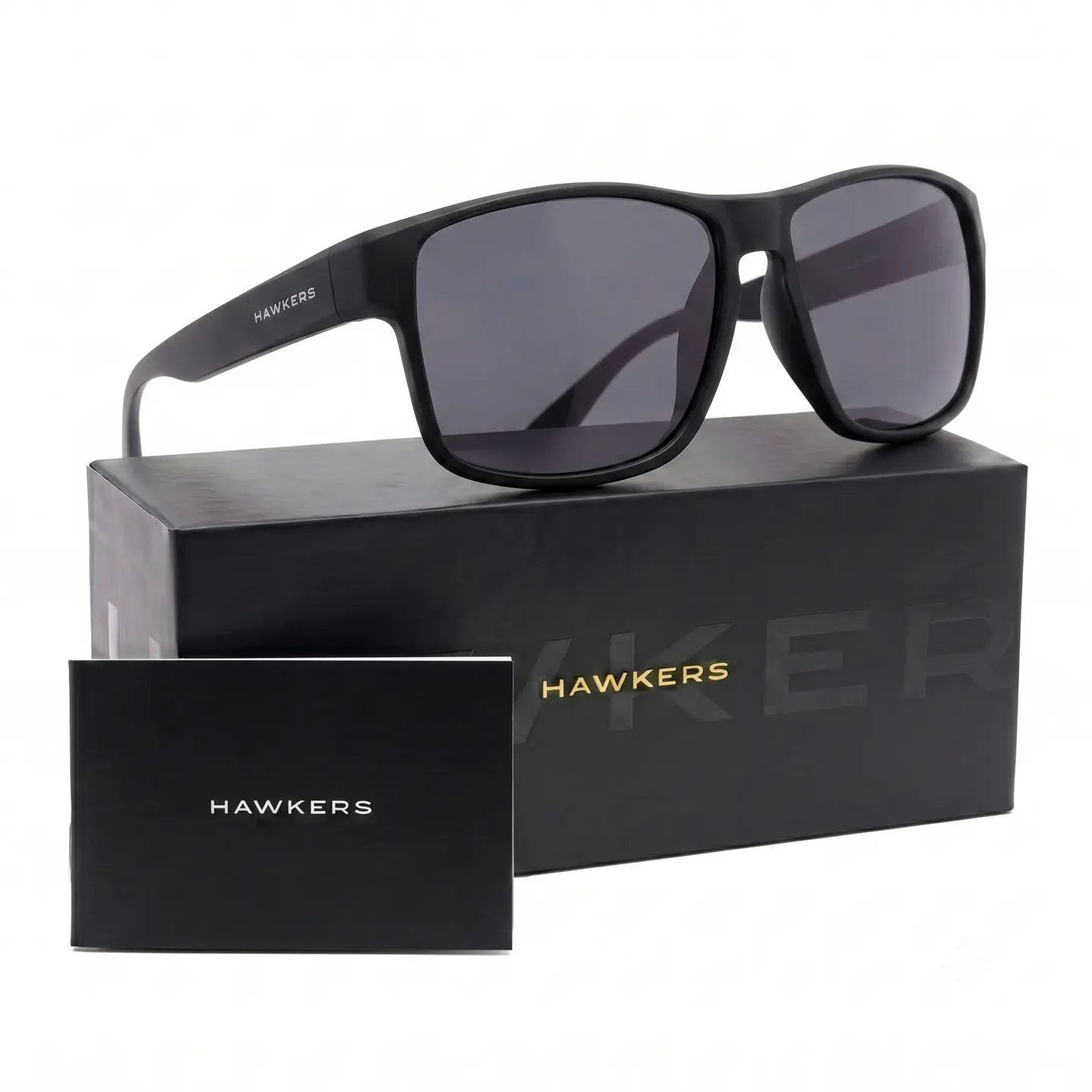 LENTES DE SOL POLARIZADO HAWKERS FASTER RAW HFRA22BBTP BLACK DARK - TALLA 58MM - NEZMUN.PE - 1