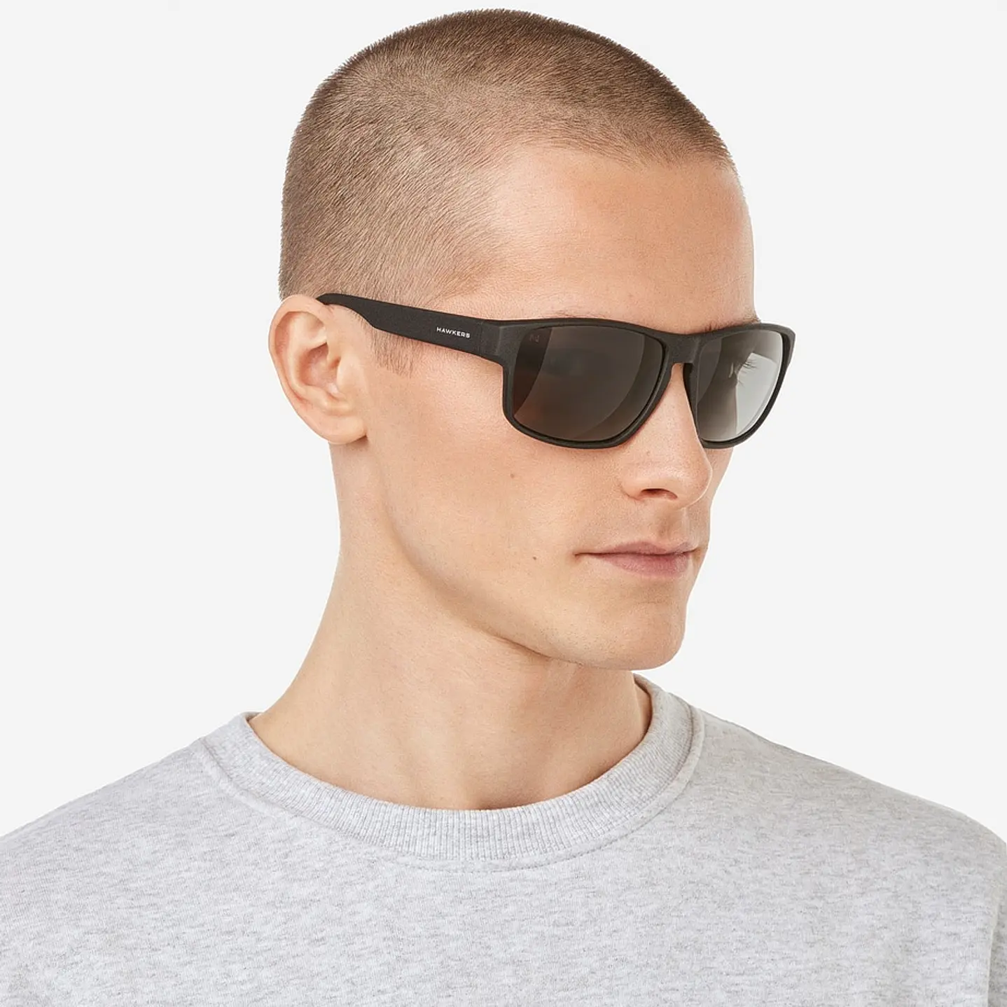 LENTES DE SOL POLARIZADO HAWKERS FASTER RAW HFRA22BBTP BLACK DARK - TALLA 58MM - NEZMUN.PE - 2