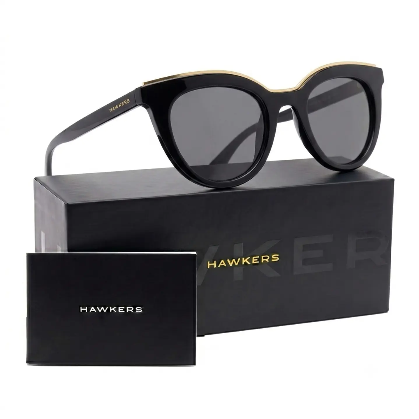 LENTES DE SOL POLARIZADO HAWKERS HBEL22BGTP BELLA BLACK GREY - TALLA 49MM - NEZMUN.PE - 1