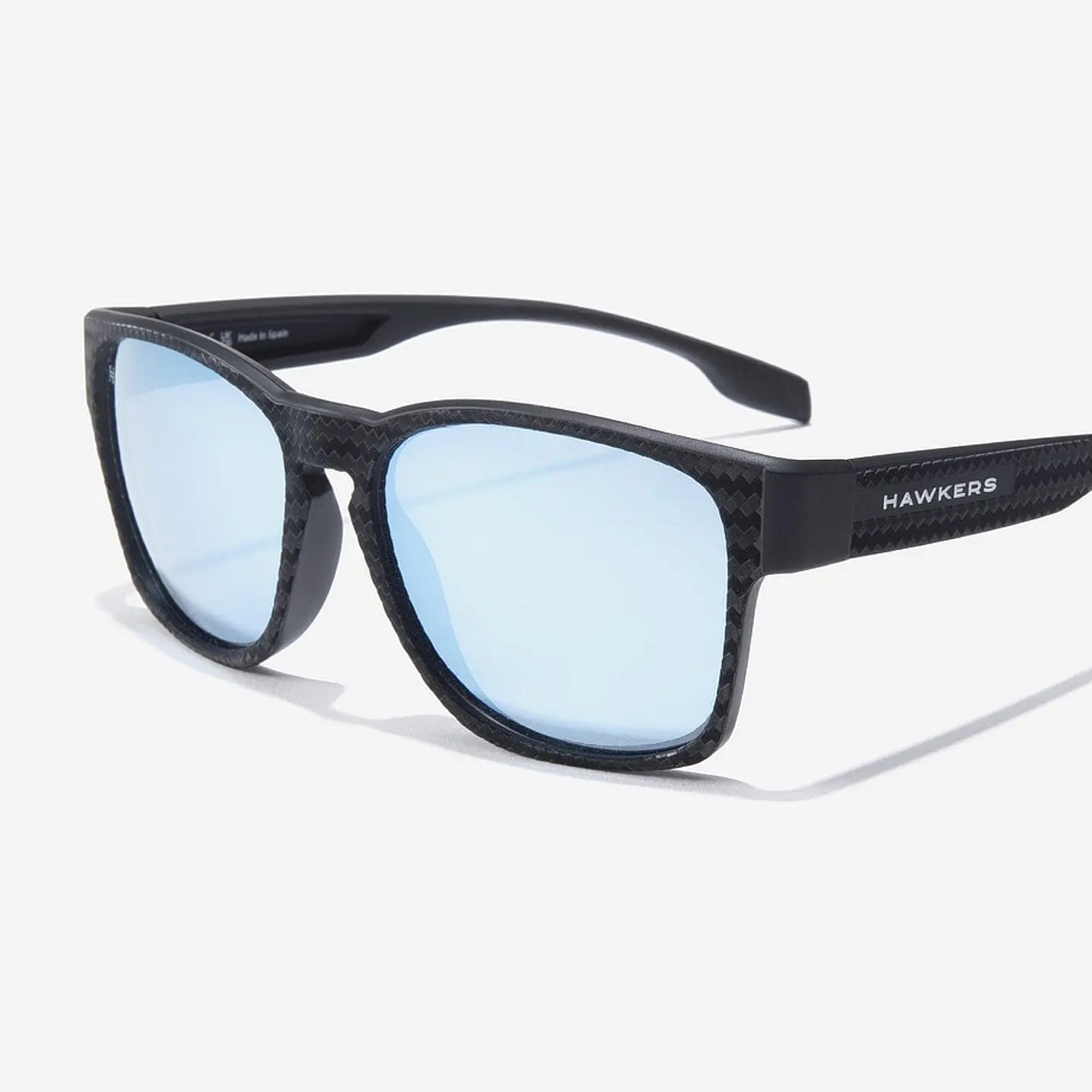 LENTES DE SOL POLARIZADO HAWKERS CORE RAW CARBON FIBER AZUL HCRA25NLTP - TALLA 56MM - NEZMUN.PE - 8
