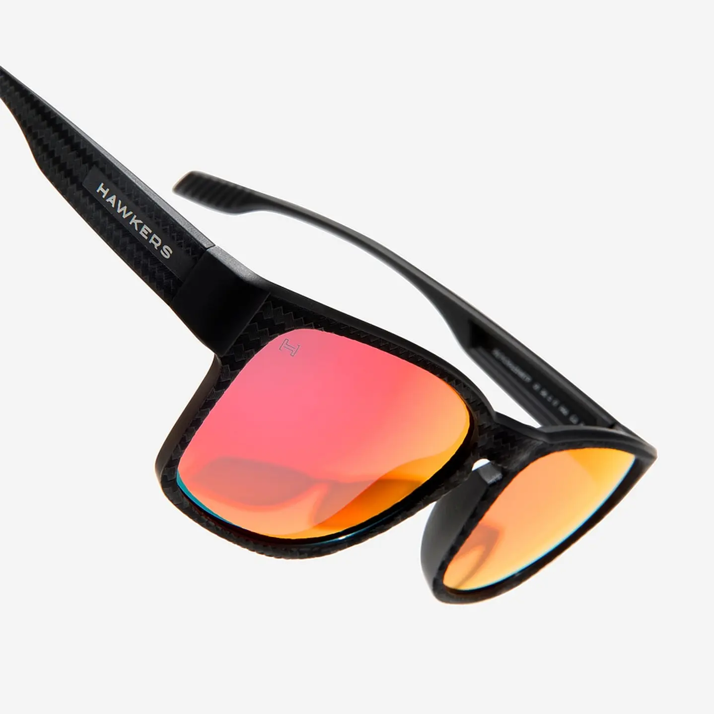 LENTES DE SOL POLARIZADO HAWKERS CORE RAW CARBON FIBER HCRA25NRTP ROJO - TALLA 56MM - NEZMUN.PE - 8