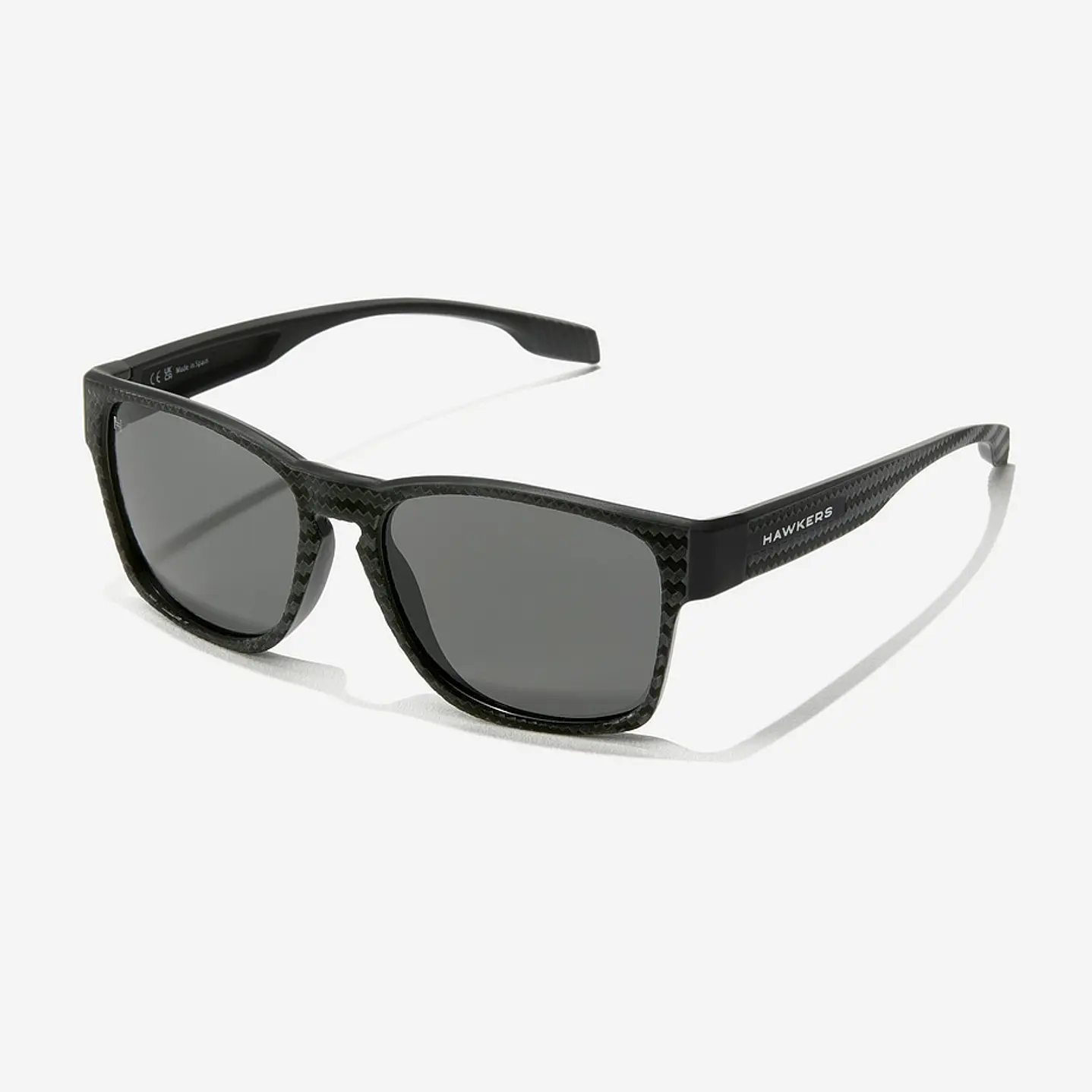 LENTES DE SOL POLARIZADO HAWKERS CORE RAW CARBON FIBER BLACK NEGRO HCRA25NBTP - TALLA 56MM - NEZMUN.PE - 6