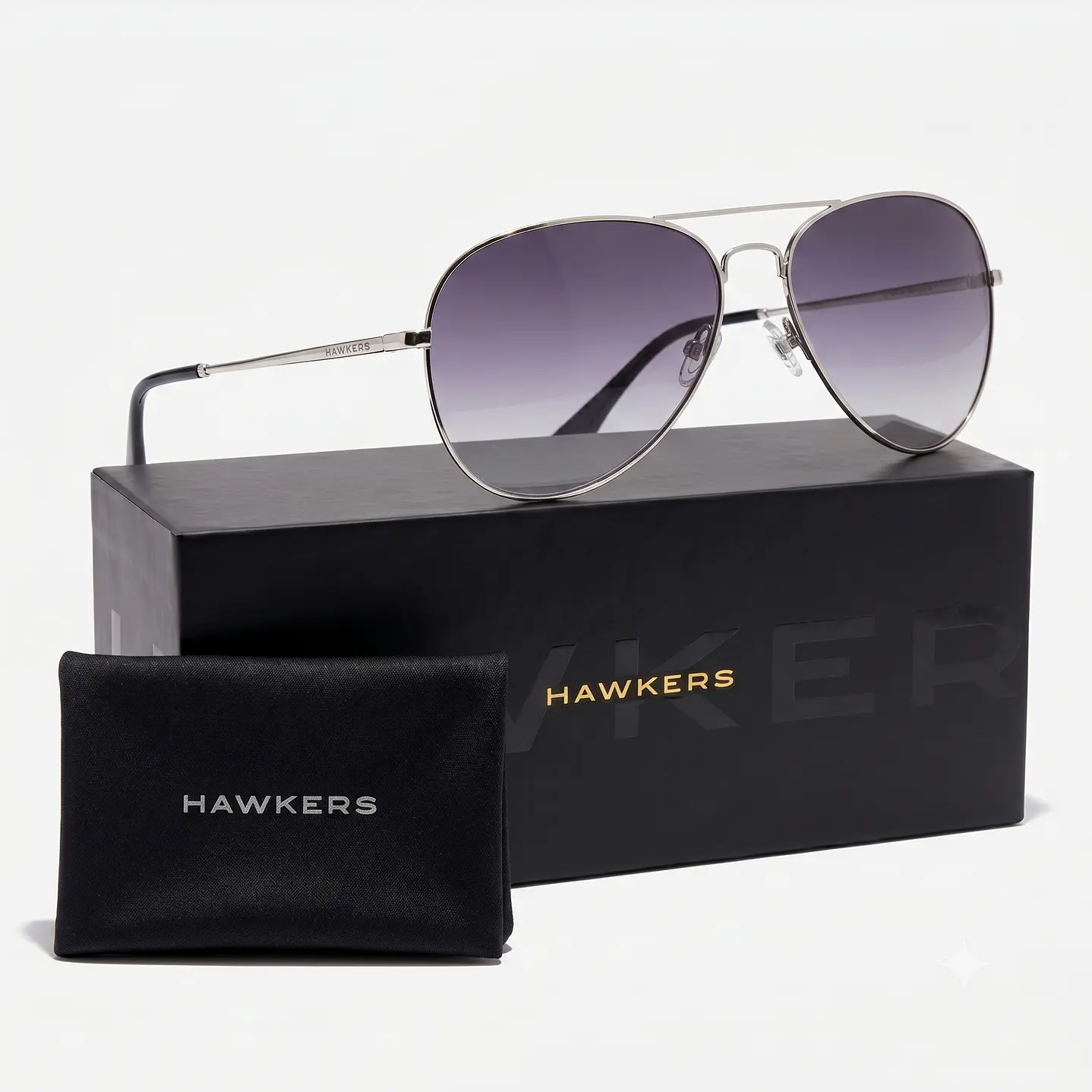LENTES DE SOL POLARIZADO HAWKERS HAWK GRIS HHAW22SGMP - TALLA 61MM - NEZMUN.PE - 1