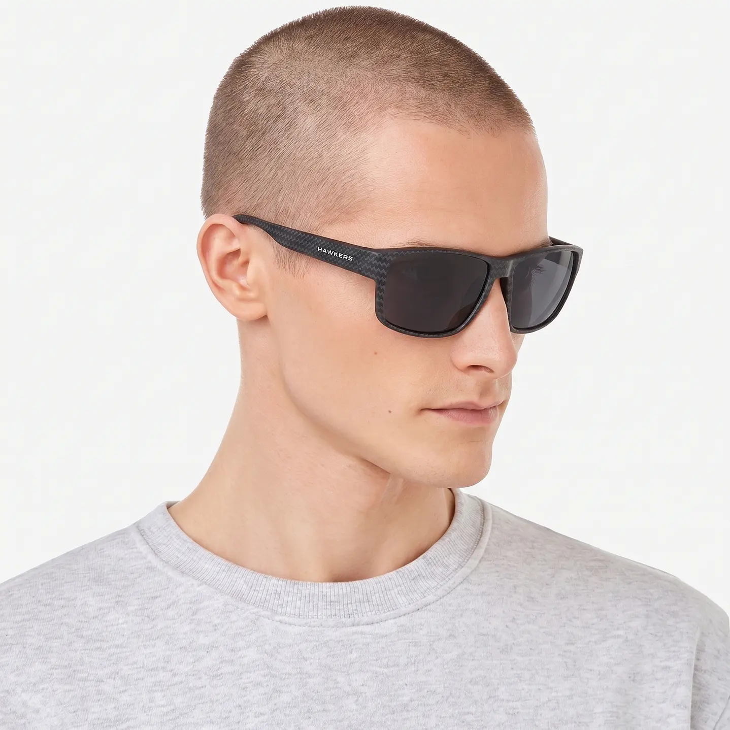 LENTES DE SOL POLARIZADO HAWKERS FASTER RAW CARBON FIBER HFRA22NBTP NEGRO - TALLA 58MM - NEZMUN.PE - 2