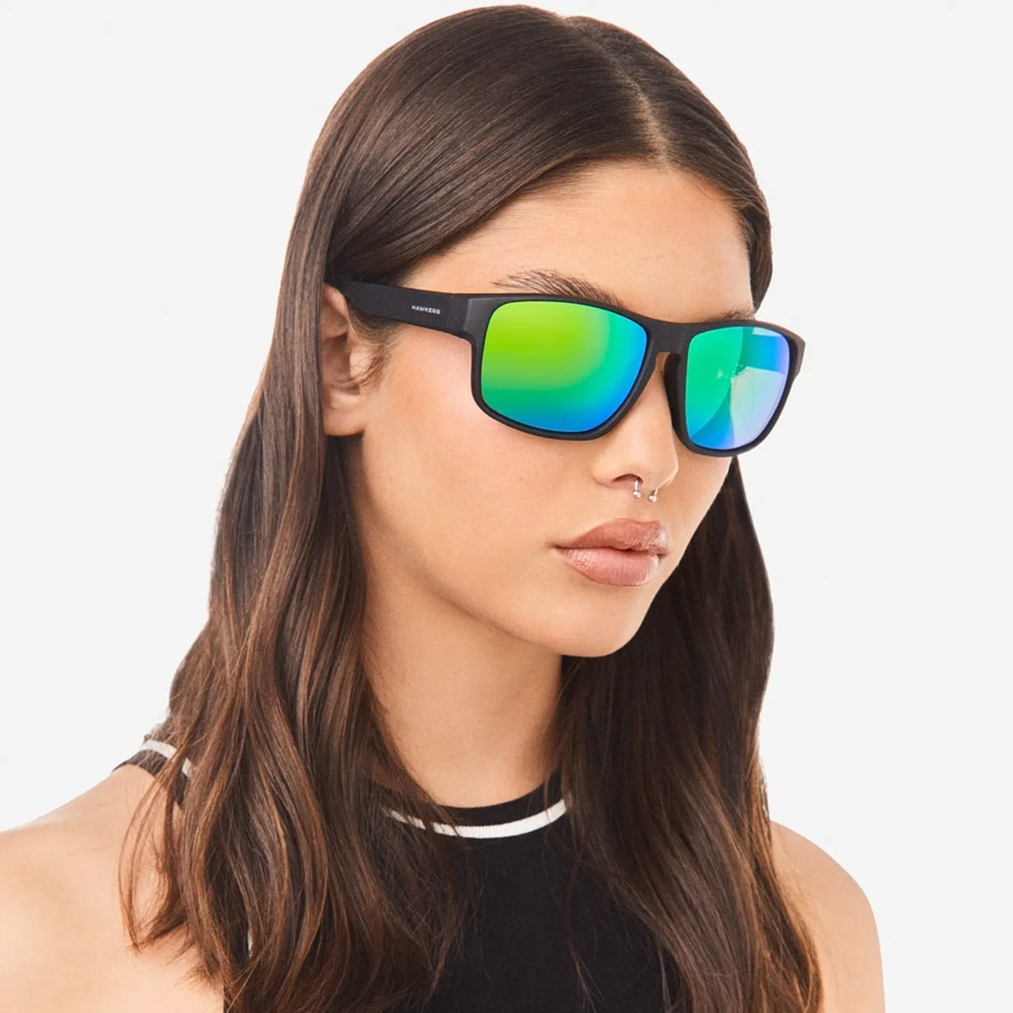 LENTES DE SOL POLARIZADO HAWKERS FASTER RAW HFRA22BFTP VERDE - TALLA 58 MM - NEZMUN.PE - 3