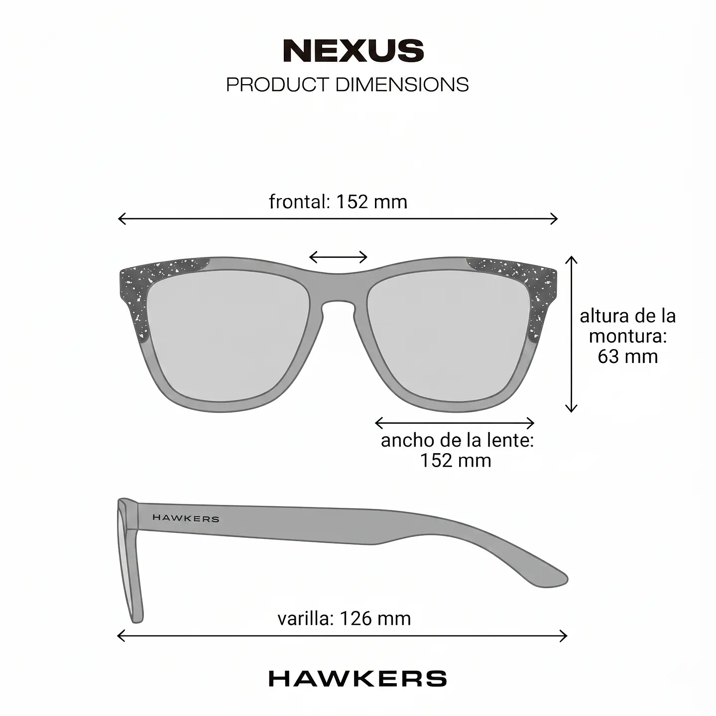 LENTES DE SOL DEPORTIVO HAWKERS X ALEX MARQUEZ NEXUS - TALLA 152MM - NEZMUN.PE - 4