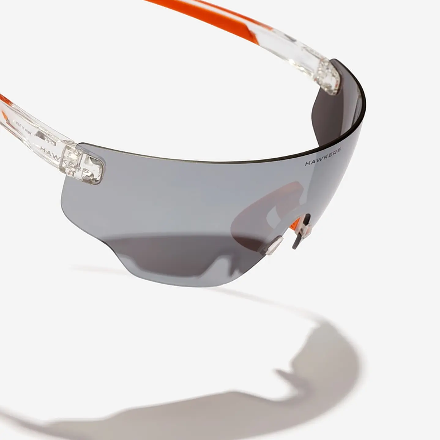 LENTES DE SOL DEPORTIVO HAWKERS SPEED TRANSPARENT CHROME - TALLA 145MM - NEZMUN.PE - 8