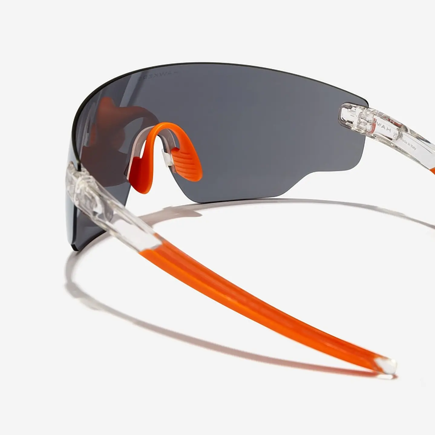 LENTES DE SOL DEPORTIVO HAWKERS SPEED TRANSPARENT CHROME - TALLA 145MM - NEZMUN.PE - 9