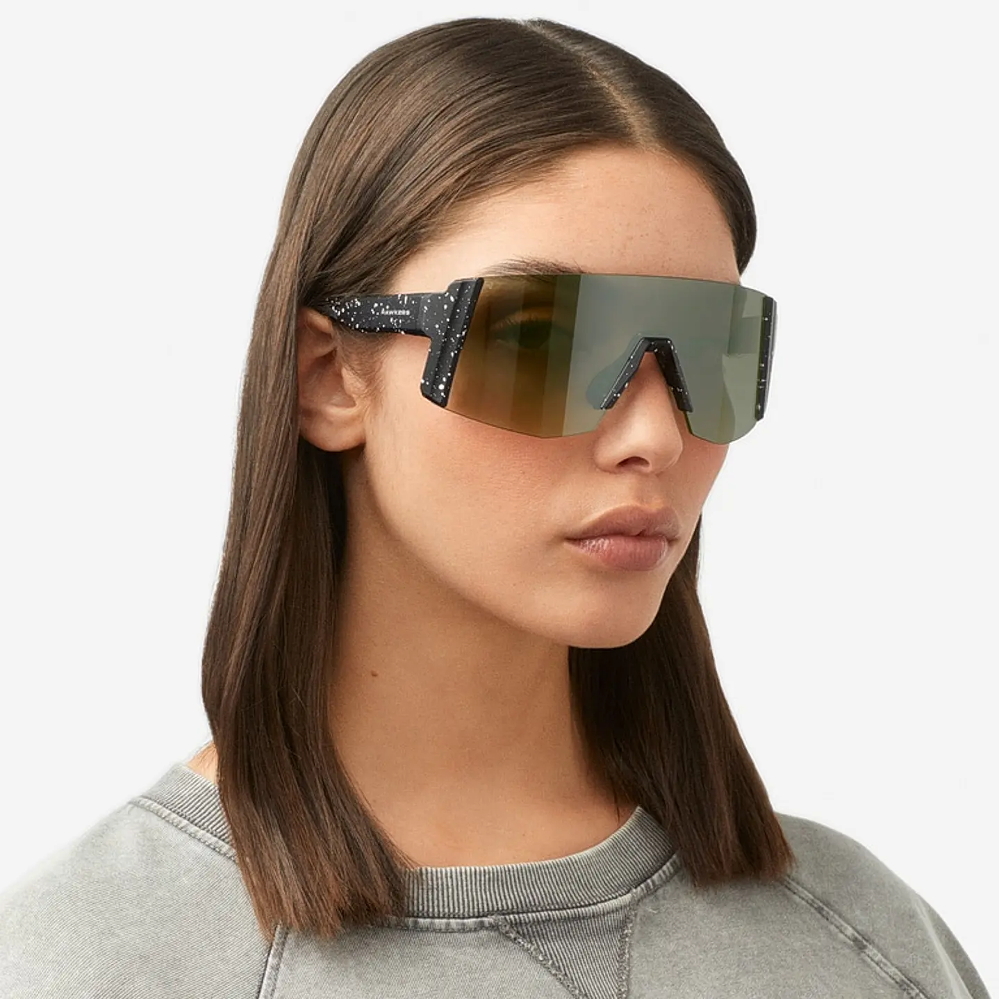 LENTES DE SOL DEPORTIVO HAWKERS LYNX SMALL BLACK SMOKE FLASH - TALLA 151MM - NEZMUN.PE - 2