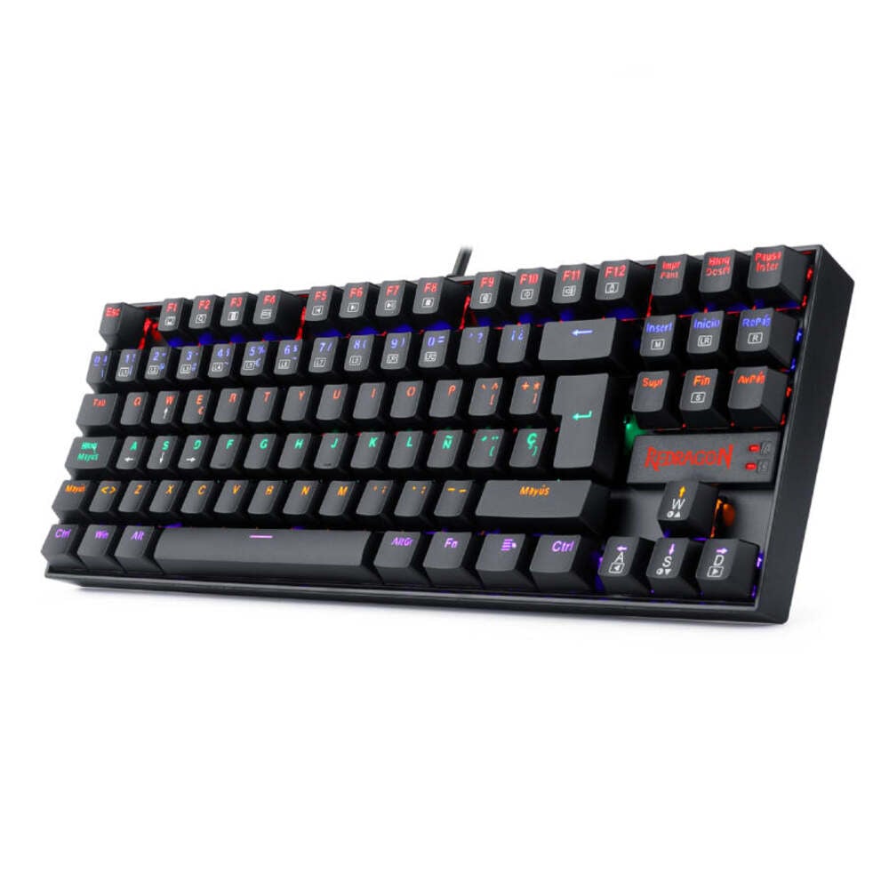TECLADO REDRAGON MECÁNICO K552- KUMARA GAMER NEGRO RED SWICTH - 2