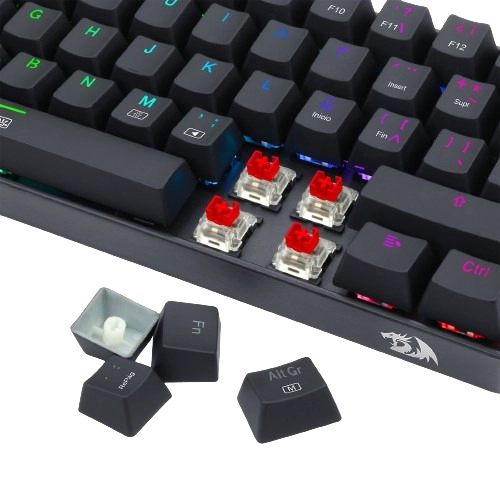 TECLADO MECÁNICO K630RGB-SP-RD DRAGONBORN BLACK SWITCH ROJO - 6