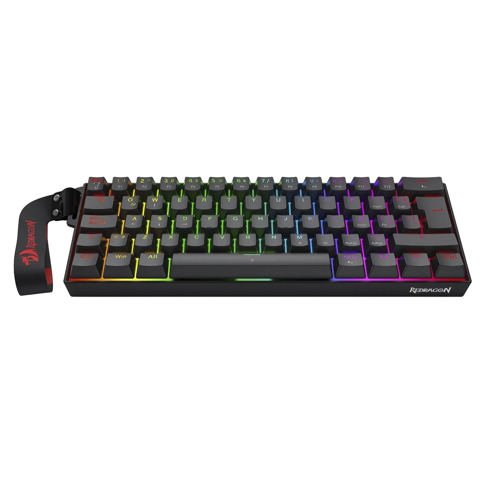 TECLADO REDRAGON FIZZ K617 HE CABLEADO ESPAÑOL - MAGNETIC SWITCH - 1