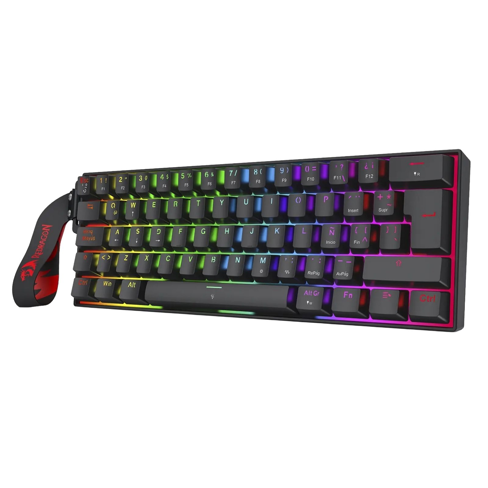 TECLADO REDRAGON FIZZ K617 HE CABLEADO ESPAÑOL - MAGNETIC SWITCH - 4