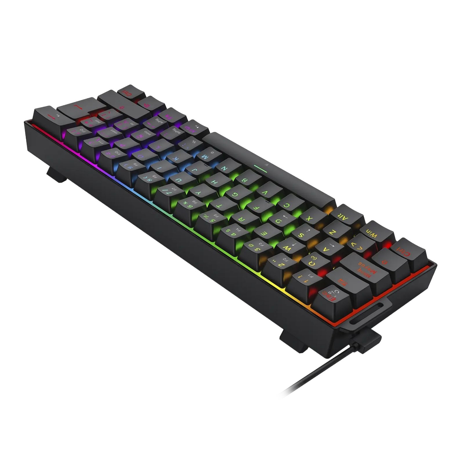 TECLADO REDRAGON FIZZ K617 HE CABLEADO ESPAÑOL - MAGNETIC SWITCH - 6