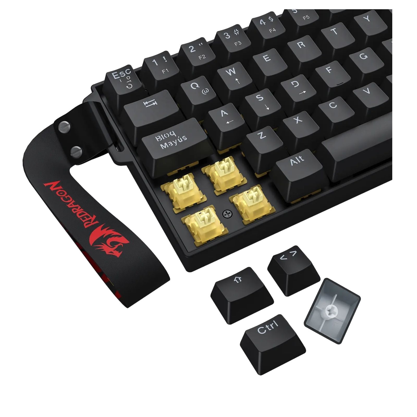 TECLADO REDRAGON FIZZ K617 HE CABLEADO ESPAÑOL - MAGNETIC SWITCH - 7