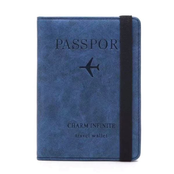 PORTA PASAPORTE COOL BAGS AZUL VINTAGE - 2