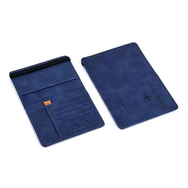 PORTA PASAPORTE COOL BAGS AZUL VINTAGE - 4