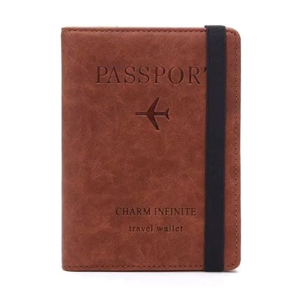 PORTA PASAPORTE COOL BAGS MARRON VINTAGE - 2