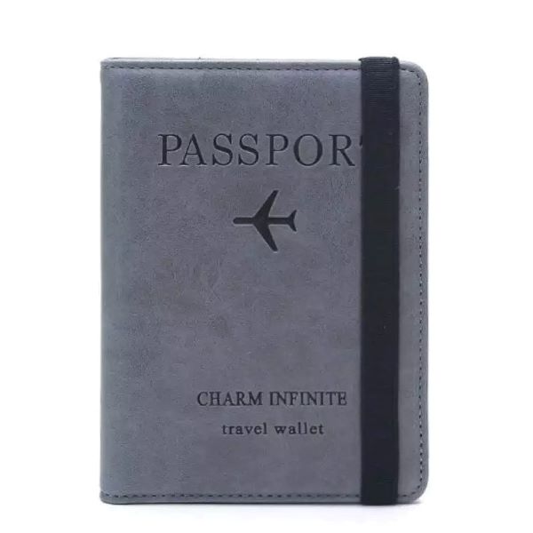 PORTA PASAPORTE COOL BAGS GRIS VINTAGE - 2