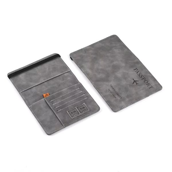 PORTA PASAPORTE COOL BAGS GRIS VINTAGE - 4