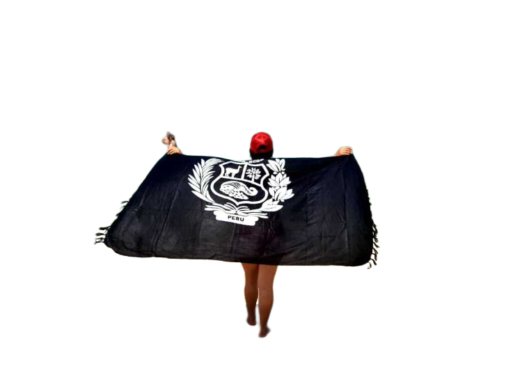PAREO COOL BAGS CB-PLAYA NEGRO BLANCO MOTIVOS PERUANOS - 3