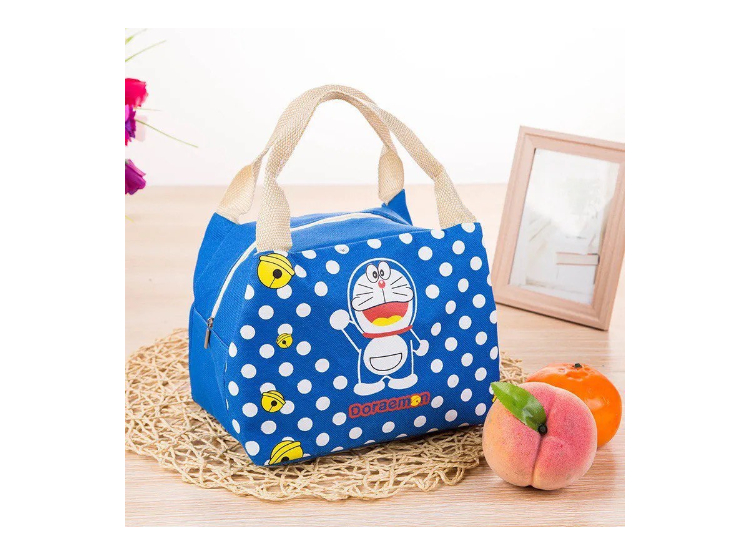 LONCHERA COOL BAGS CB-BOLSOS ROSADO AISLAMIENTO TERMICO DORAEMON - 1