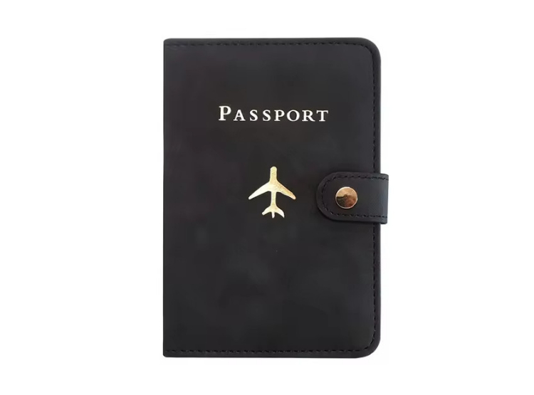 PORTAPASAPORTE COOL BAGS NEGRO BROCHE - 1