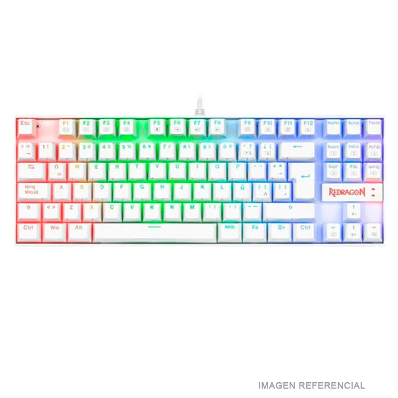 TECLADO REDRAGON K552 KUMARA BLANCO S/RED - 2