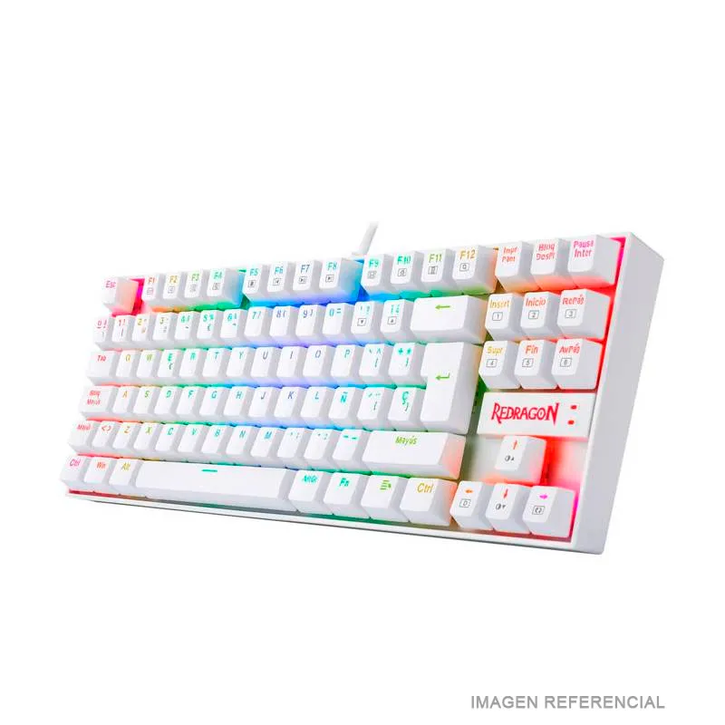 TECLADO REDRAGON K552 KUMARA BLANCO S/RED - 3