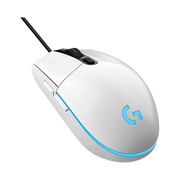 MOUSE LOGITECH G 203 LIGHTSYNC OPTICAL BLANCO - 1