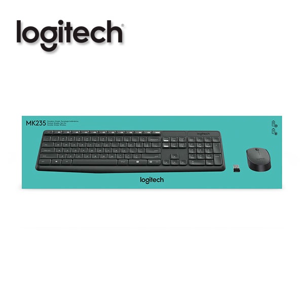 TECLADO LOGITECH G + MOUSE MK235 - 3