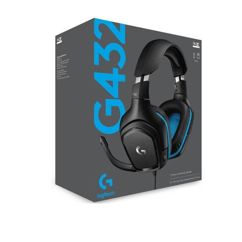 AUDIFONOS LOGITECH G432 7.1 NEGRO (981-000769) - 4