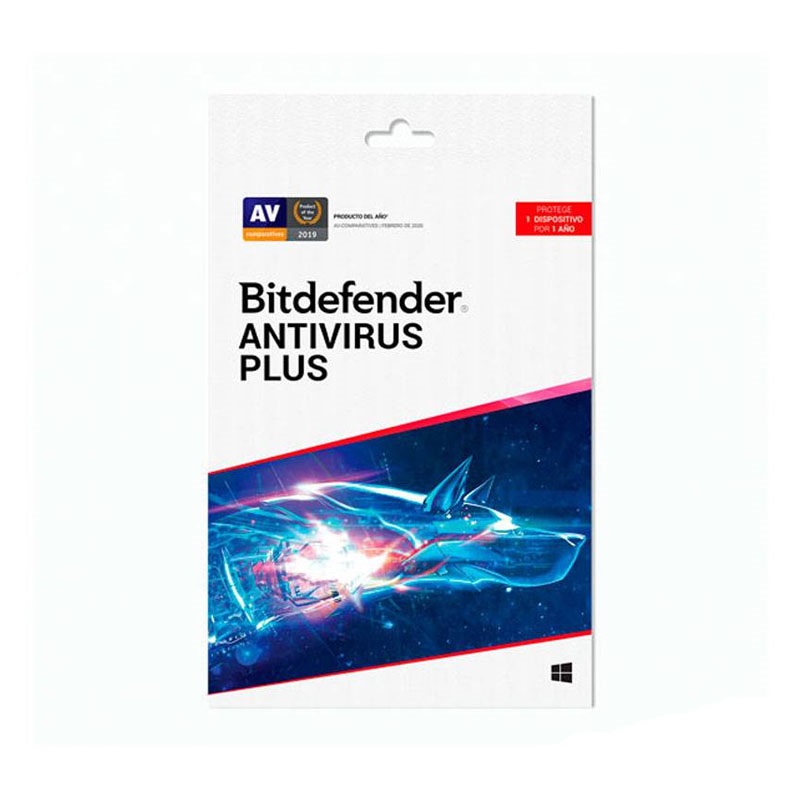 ANTIVIRUS BITDEFENDER PLUS 1PC 12 MESES - BLISTER - 1