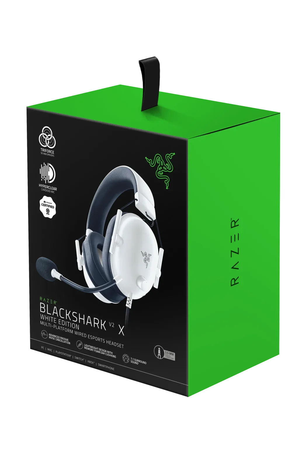 AUDIFONOS RAZER BLACKSHARK V2 X MULTI PLATAFORM 7.1 BLANCO - 4