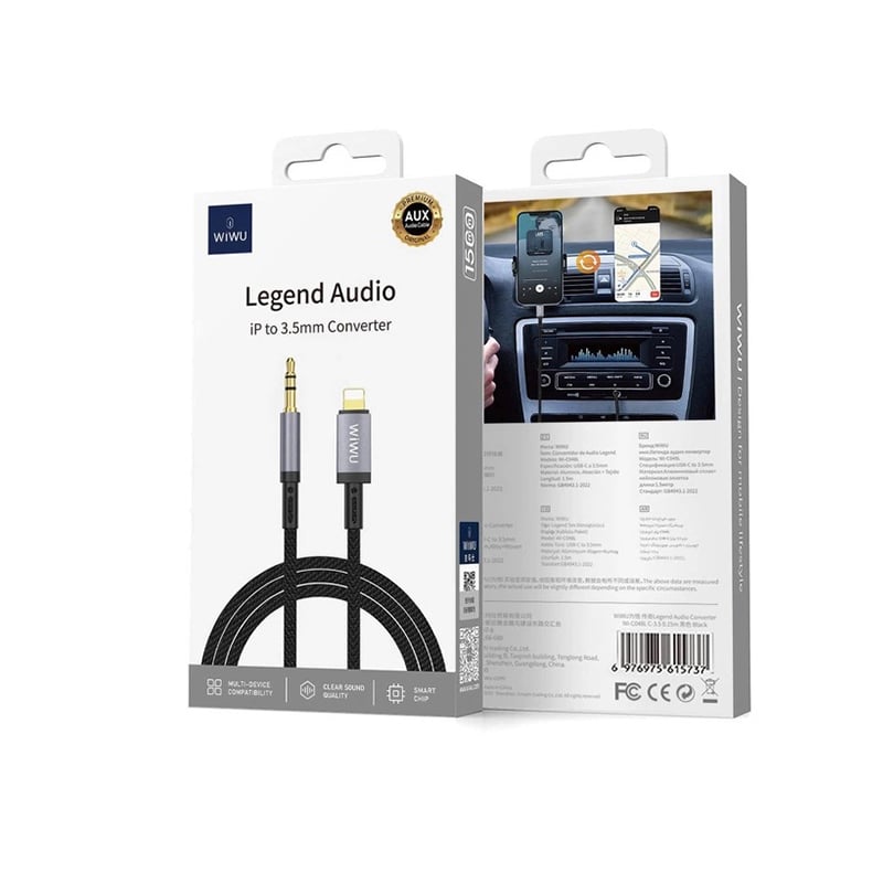 ADAPTADOR WIWU WI-C048T TIPO-C A 3.5MM - 1