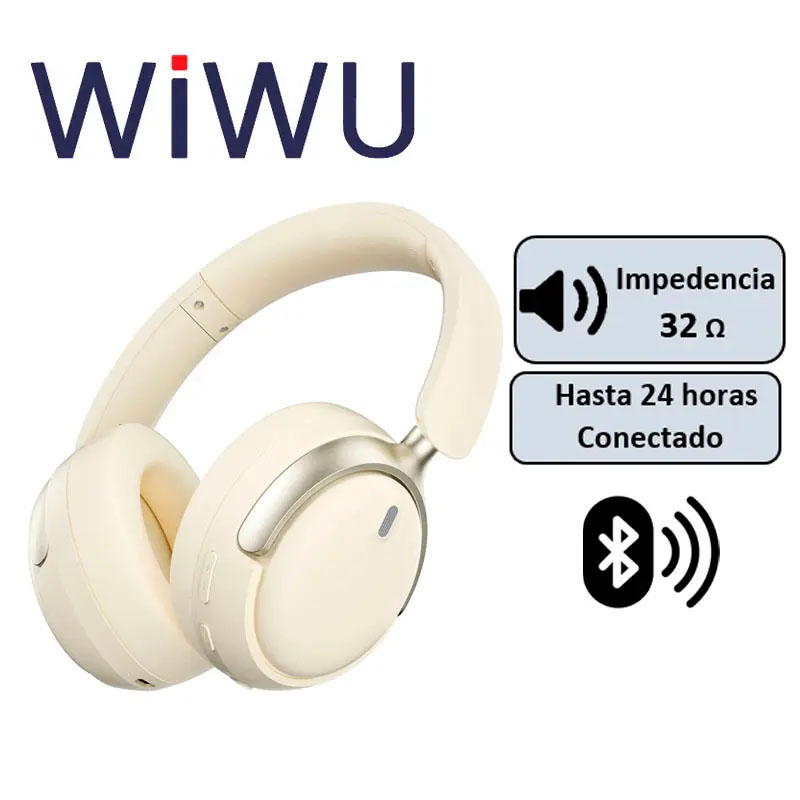 AUDIFONOS WIWU TD-10 ANC BLANCO - 1