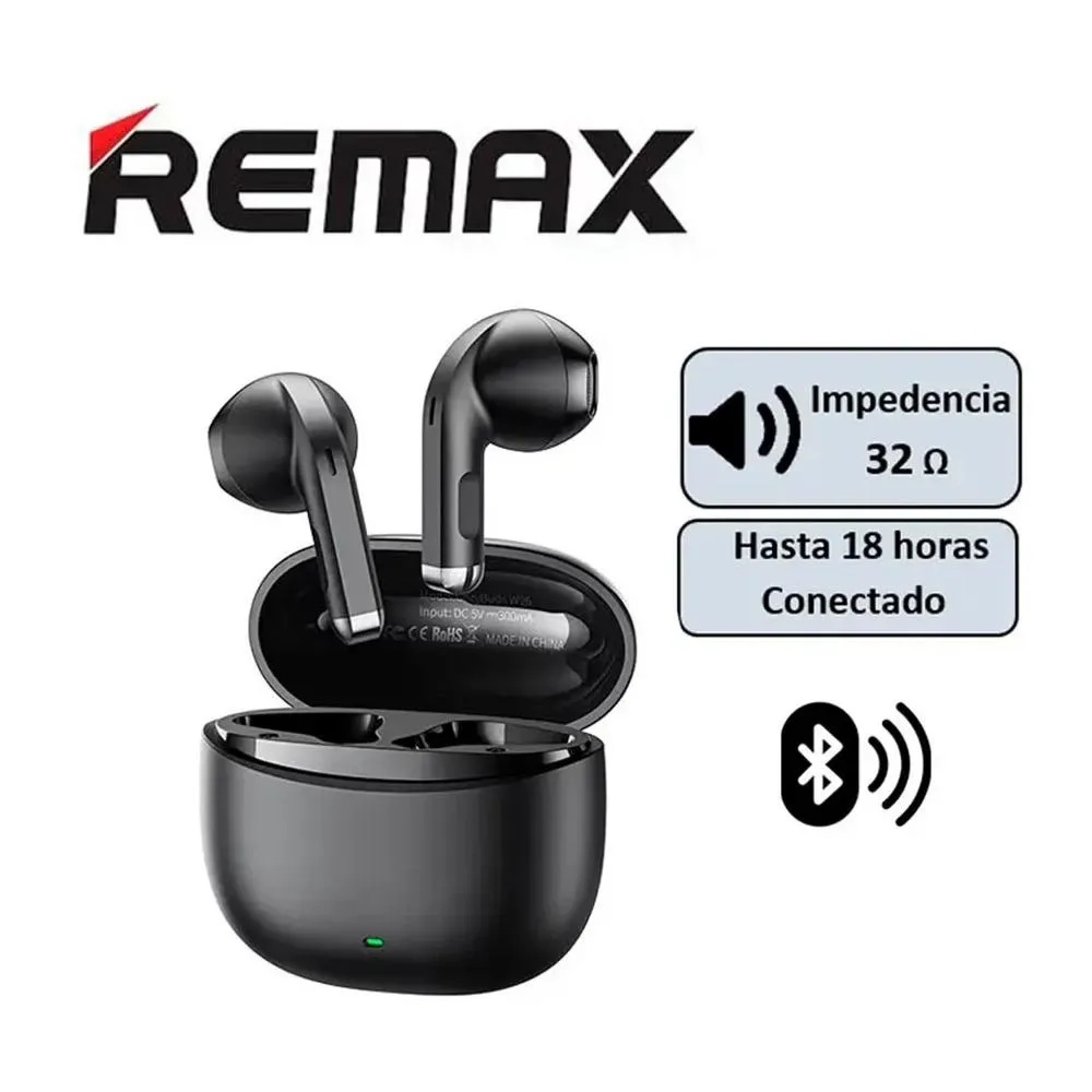 AUDIFONOS REMAX W26N TWS NEGRO - 1