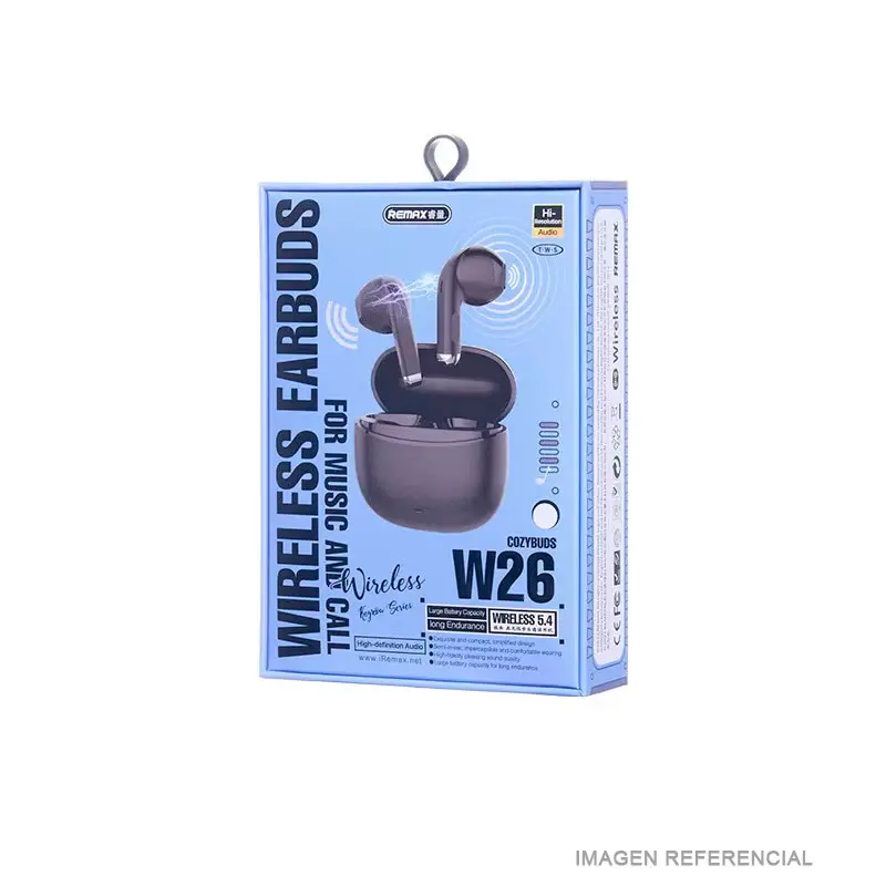 AUDIFONOS REMAX W26N TWS NEGRO - 3