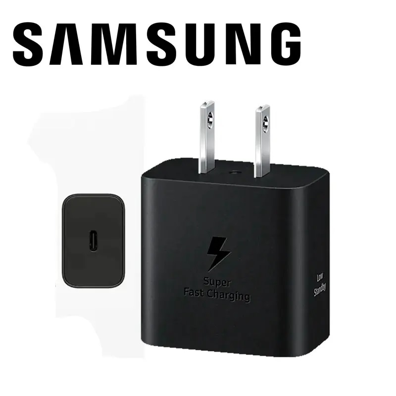 CARGADOR SAMSUNG TIPO-C 45W S/CABLE EP-T4511 NEGRO - 1