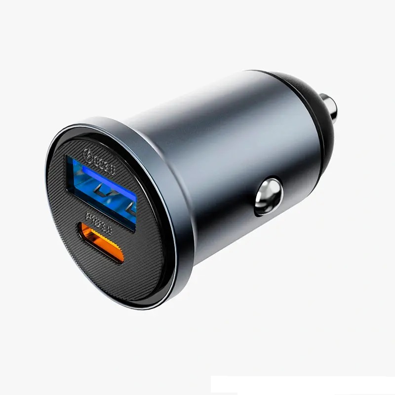 CARGADOR AUTO WIWU WI-CC030 NANO LITE 35W 1USB+2TIPO-C - 2