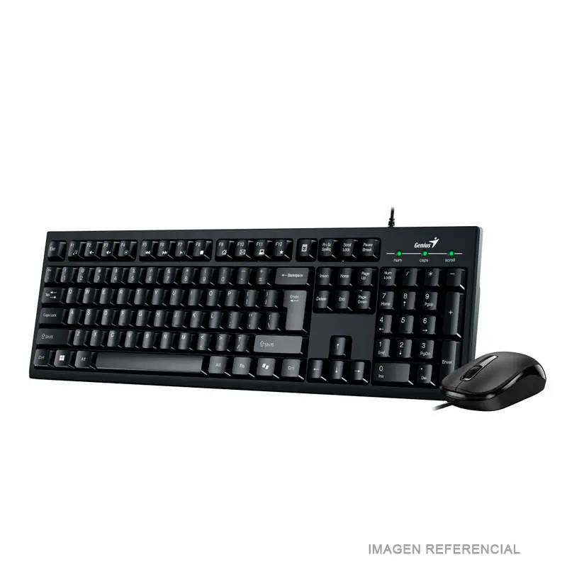 TECLADO+MOUSE GENIUS KM-100SE NEGRO - 2